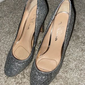 Silver heels
